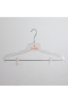 Percha Transparente con Logo